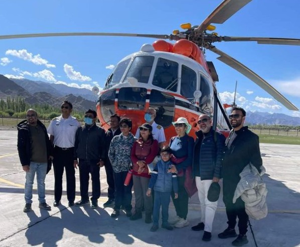 'Helicopter services open for tourists to travel in Ladakh'